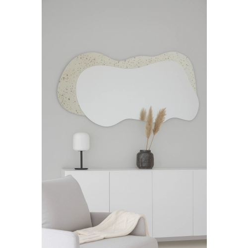 Nieregularne lustro na lustrze postarzanym vintage - VELOCE